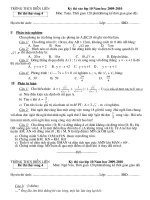 Đề thi thử vào THPT 2 môn V,T vòng 4