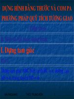 Dựng hình bằng thước và com pa (P2)