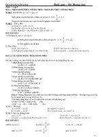 On tap cho HS trung binh -yeu lên lop 12