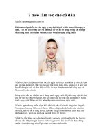 7 mẹo làm tóc cho cô dâu 