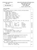 Đáp án đề thi tuyển sinh THPT chuyên hưng yên 08_09