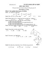 Đề thi thử vào 10-số 2