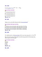 Bộ đề trắc nghiệm-đáp án số 42 môn Hóa