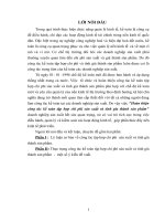 Hoàn thiện công tác kế toán tập hợp chi phí sản xuất và tính gia thành sản phẩm