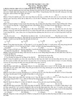 ĐỀ THI THỬ ĐẠI HỌC CAO ĐẲNG MÔN VẬT LÝ ĐỀ 6