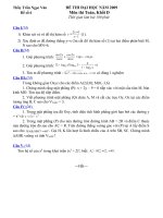 Đề thi khối D số 16