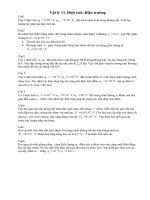 Bài tập điện tích, điện trường