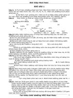 Đề thi Hóa học THCS tham khảo