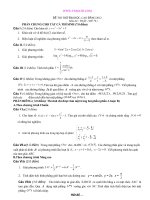 ĐỀ THI THỬ ĐẠI HỌC, CAO ĐẲNG 2012  Môn thi : TOÁN  ( ĐỀ 79 )