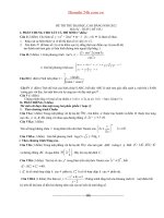 ĐỀ THI THỬ ĐẠI HỌC MÔN TOÁN ĐỀ SỐ 188