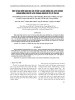 MộT Số ĐặC ĐIểM SINH HọC CủA Tổ HợP LAI GIữA GIốNG ONG APIS CERANA CARANA ĐồNG VĂN VớI APIS CERANA INDICA Hà TÂY Và YÊN BáI