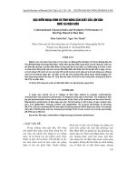 ĐặC ĐIểM NGOạI HìNH Và TíNH NĂNG SảN XUấT CủA LợN BảN NUÔI TạI ĐIệN BIÊN 