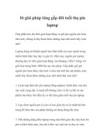 16 giải pháp tăng gấp đôi tuổi thọ pin laptop 