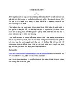 cách rack IDM ( hỗ trợ dowload)