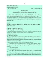 Hướng dẫn thực hiện điều lệ Hội