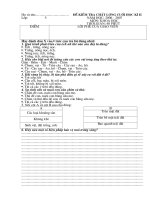 kiểm tra định kì cuối học kì II