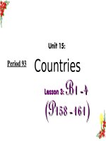 Anh 6 unit 15 lesson 3