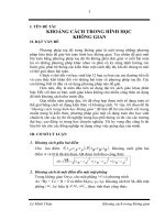 bài tập ôn tập khoảng cách