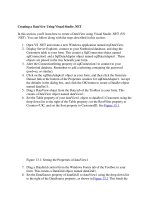 Creating a dataview using visual studio  NET 