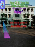 Tính chất tia phân giác của một góc