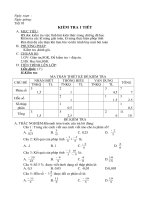 Kiểm tra 1 tiết tiêt 93 toán 6