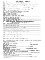 luyện tập tiếng Anh - unit 1