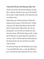 Chuẩn đoán lỗi máy tính thông qua tiếng bíp 