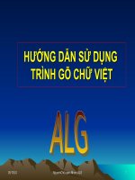 HD sử dụng Vietkey