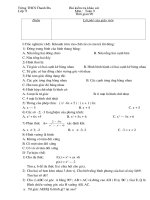 Đề khảo sát toán 9