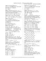 ĐỀ THI THAM KHẢO HỌC KÌ - ĐỀ SỐ 1