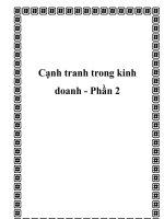 Cạnh tranh trong kinh doanh   phần 2 