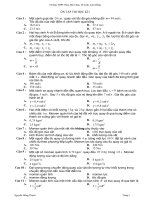 Ôn tập TNTHPT - LTĐH 2009