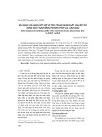 Xác định khả năng kết hợp về tính trạng năng suất của một số dòng ngô thuần bằng ph-ơng pháp lai luân giao