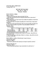 ĐỀ THI THỬ ĐẠI HỌC  Môn : ĐỊA LÝ . Khối : C