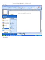 SỬ DỤNG PHẦN MỀM TRẮC NGHIỆM McMIX