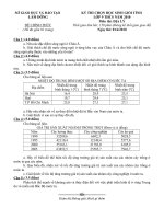 ĐỀ HSG địa 9 TỈNH lâm ĐỒNG năm 2010 