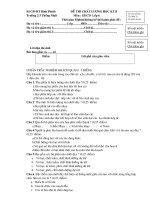 KT Ky II NAM  HOC 08-09 SINH HOC 6