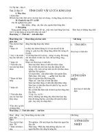 Giao an hoa lớp 9 - tiet 21>