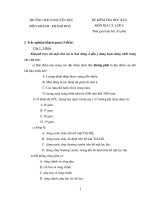 ĐỀ KIỂM TRA HỌC KÌ II MÔN ĐỊA LÝ, LỚP 6 TRƯỜNG THCS NGUYỄN HUỆ, DIÊN KHÁNH - KHÁNH HOÀ