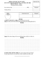 DE va Dan chon HSG  Ki 4