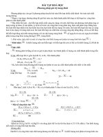 Giải BTHH theo PP giá trị TB