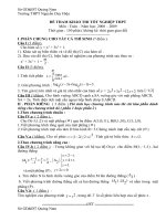 Đề tham khảo thi TN12 Toán (26)