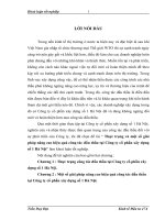 Thực trạng và một số giải pháp nâng cao hiệu quả công tác đấu thầu tại Công ty cổ phần xây dựng số 1 Hà Nội