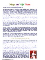 Nhạc cụ việt nam 