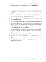 NỘI DUNG THỰC HÀNH QUẢN TRỊ NHÂN LỰC