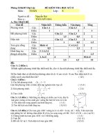 Đề tham khảo thi HKII Toán 8 (10)