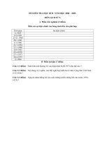 Đề KT Học Kì II