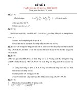 Đề thi vào 10 NAM ĐỊNH từ 2000 - 2009