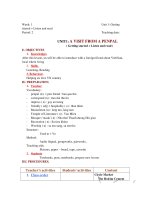 Unit 1 ( Getting started + Listen and read)