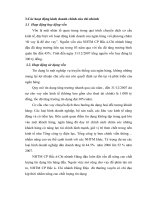  HOẠT ĐỘNG KINH DOANH CỦA CHI NHÁNH TRONG NHỮNG NĂM GẦN ĐÂY 